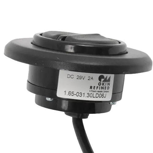 Recliner Parts: Black Zerowall Round Chair Switch for Okin Recliners Wallace Flynn