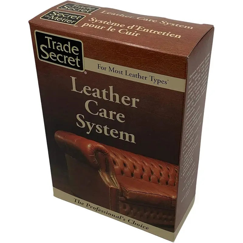 Trade Secret Leather Clean and Protect Care System Trade Secret