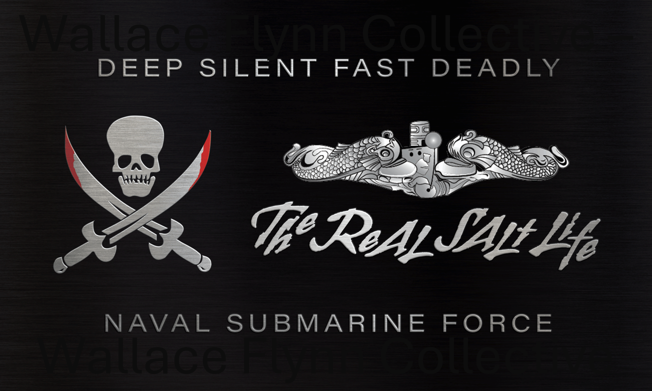 Flags Unfurled Real Salt Life 3’ x 5’ Navy Submarine Force Flag