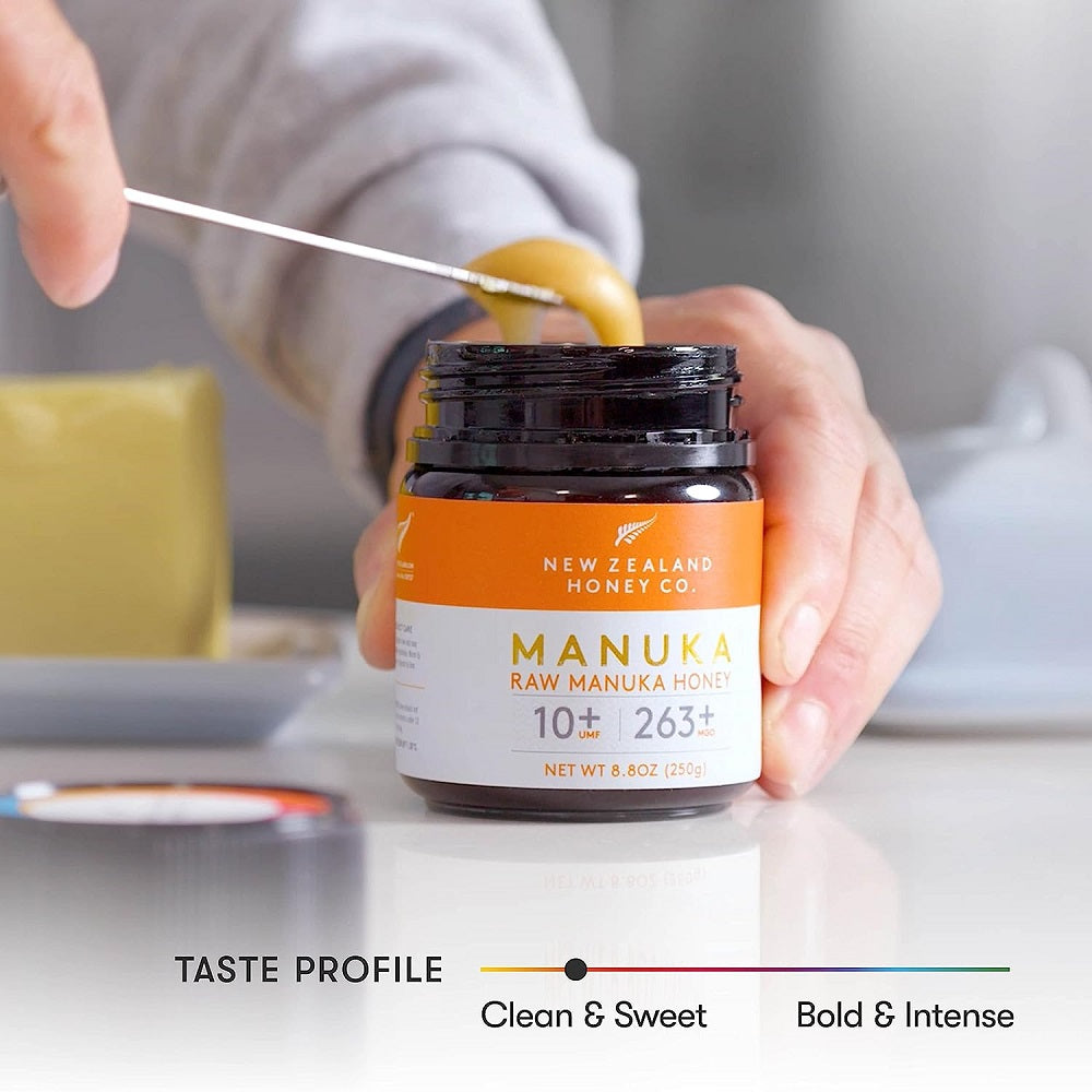 New Zealand Honey Co. Raw Manuka Honey UMF 10+ | MGO 263+, 8.8oz / 250g