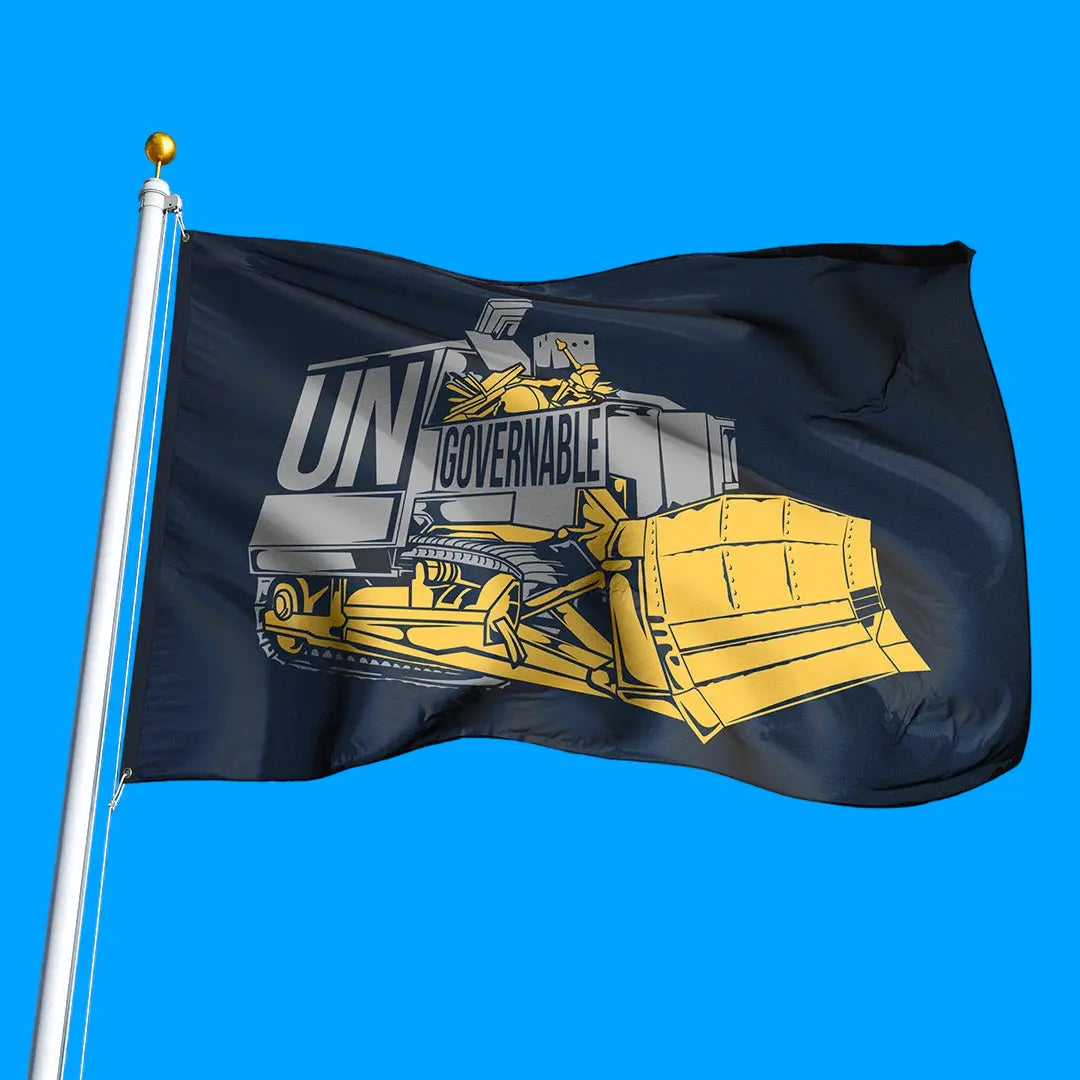 Killdozer Flag Flags Unfurled