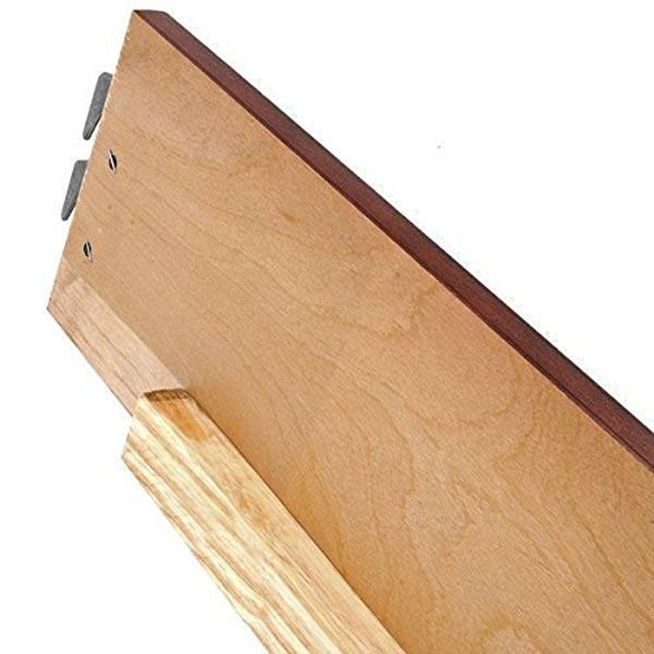 Bed Claw Replacement 82" Hook-on Wood Bed Rails, Frame for Queen/King beds, Assorted Colors, Set of 2
