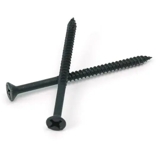 Leg Daddy 2-1/4" Brown Triangular HDPE Plastic Sofa Leg with 3" Screws, Set of 2