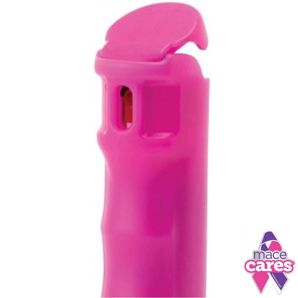Mace Brand Compact Neon Pink Key Guard Hard Case Pepper Spray Chain