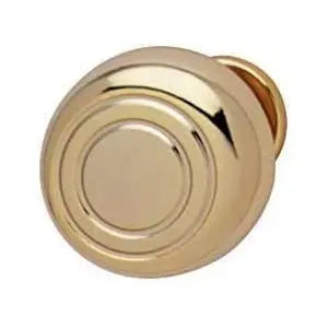 Hafele 134.35.820 Decorative Polished Gold Color Zinc M4 Knob Set of 6 Hafele