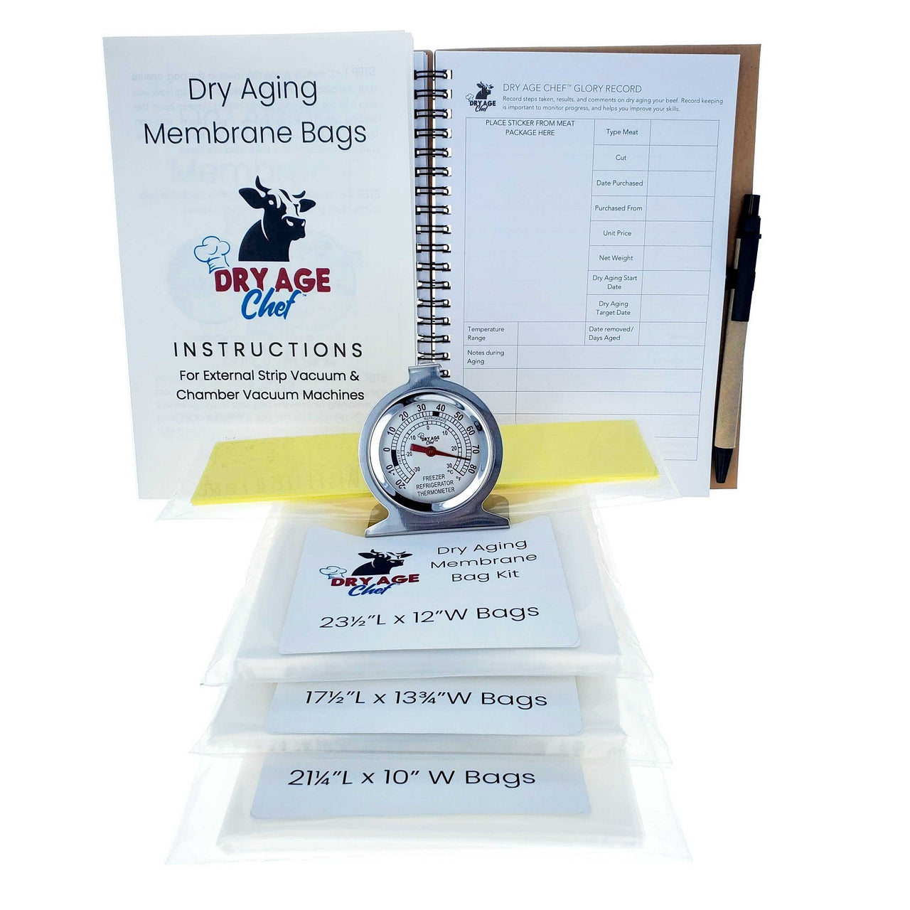Dry Aging Membrane Bag Kit by Dry Age Chef