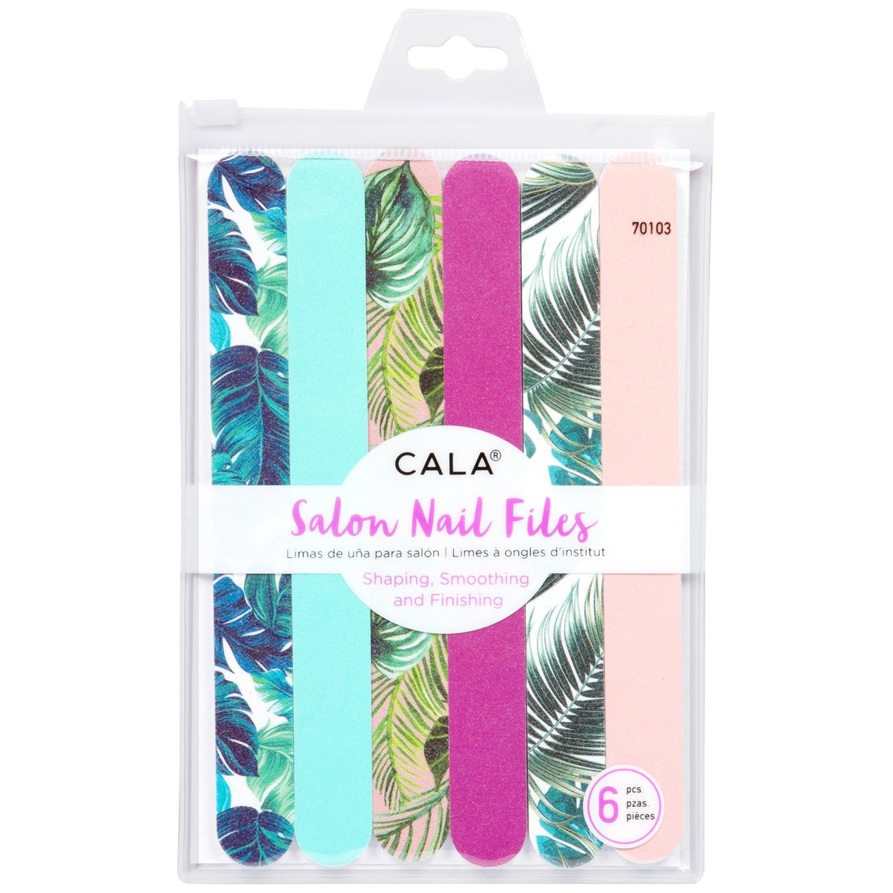 CALA 6 Piece Jungle Nail File Set