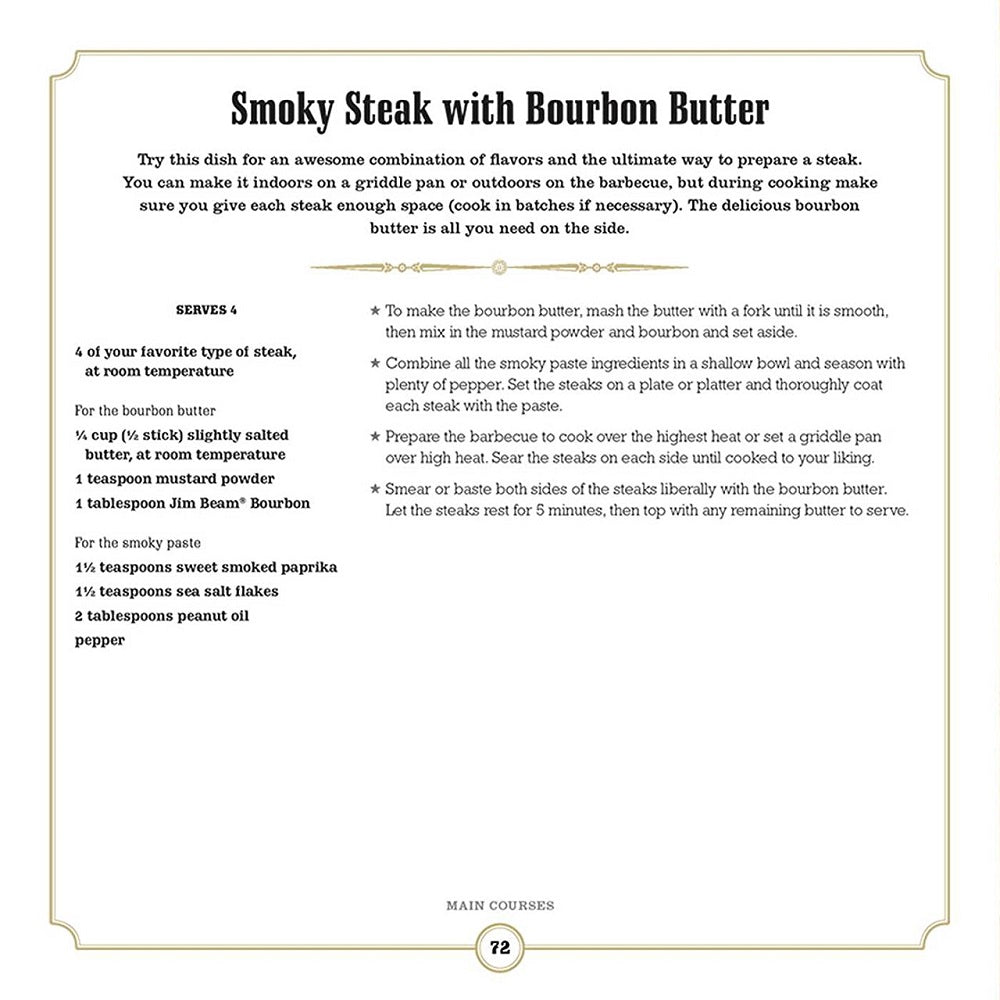 Jim Beam Bourbon Cookbook