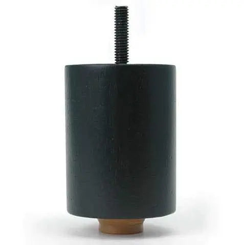 Leg Daddy 3-1/4" - 4" Adjustable Black Cylindrical Sofa Leg, Set of 2 Leg Daddy