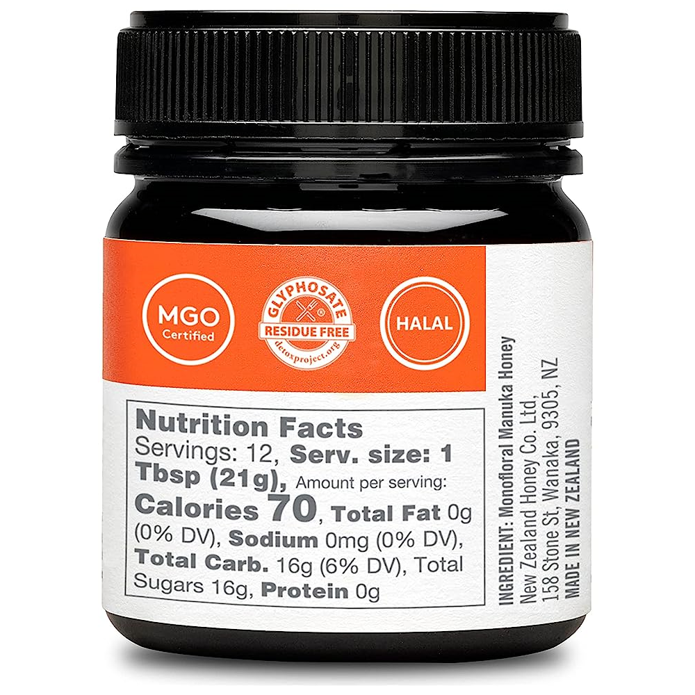 New Zealand Honey Co. Raw Manuka Honey UMF 10+ | MGO 263+, 8.8oz / 250g