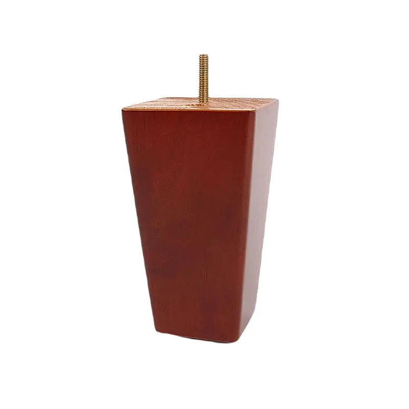 Original Leg Daddy 6" Medium Finish Square Tapered Wooden Sofa Leg, 4 Count Leg Daddy®