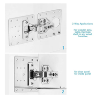 Thumbnail for bedCLAW Hinge Repair Bracket, Set of 2, with Screws