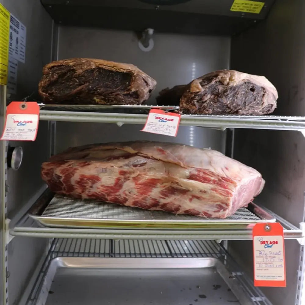 Large Beef Rack & Dry Aging Pan (x3) and Polyester Apron by Dry Age Chef Dry Age Chef