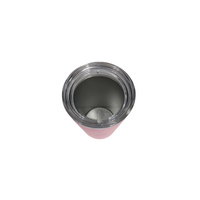 Thumbnail for Stainless Steel Pink Matte Finish Travel Mug ♡ 400 ml.