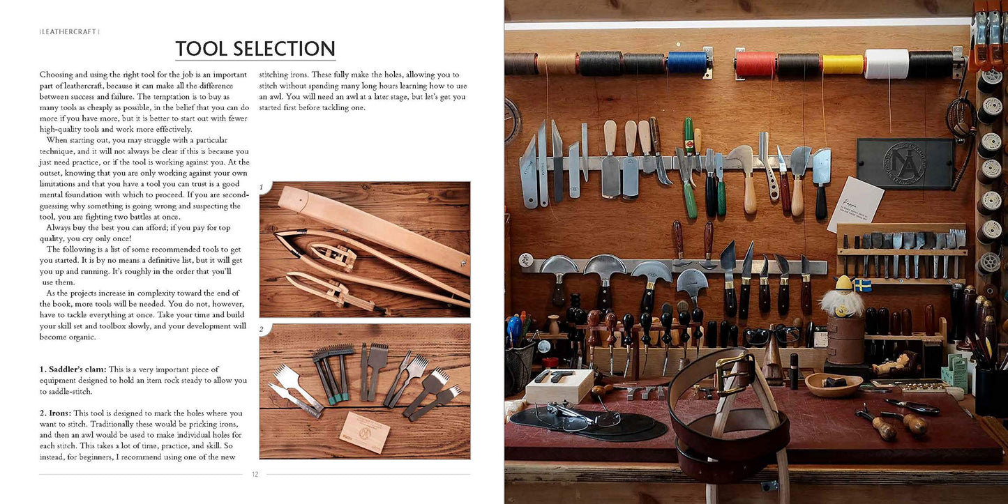 Leathercraft: Traditional Handcrafted Leatherwork Skills and Projects