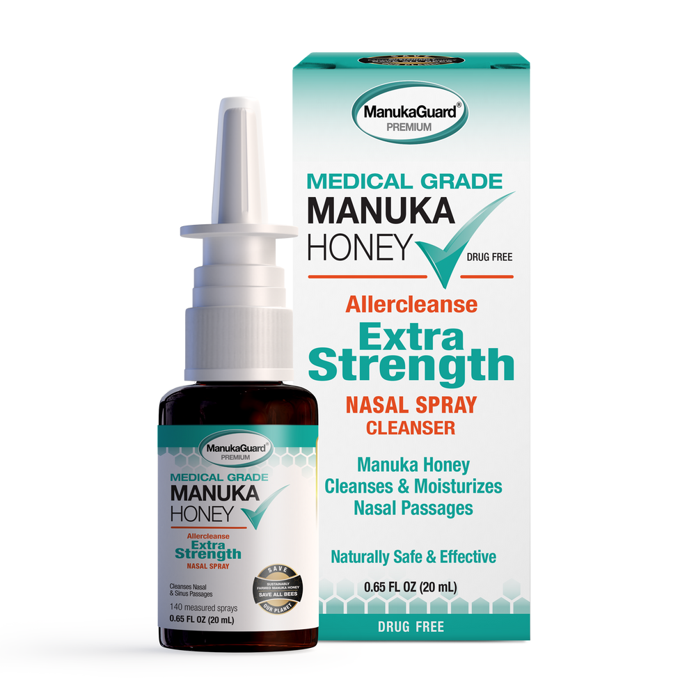 ManukaGuard Medical Grade Extra Strength Allercleanse Nasal Spray 20mL