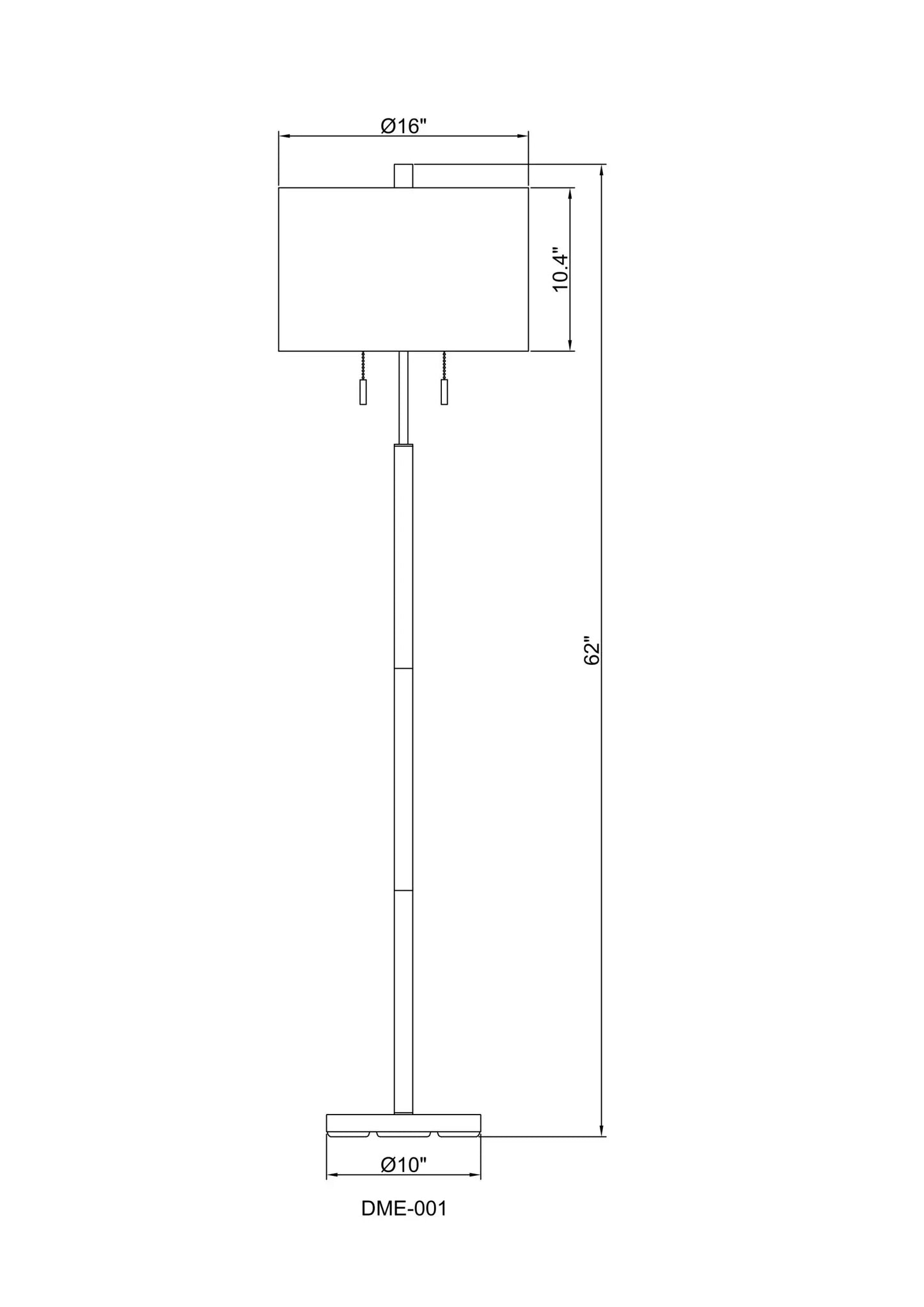 Dame Accent Floor Lamp LIVABLISS