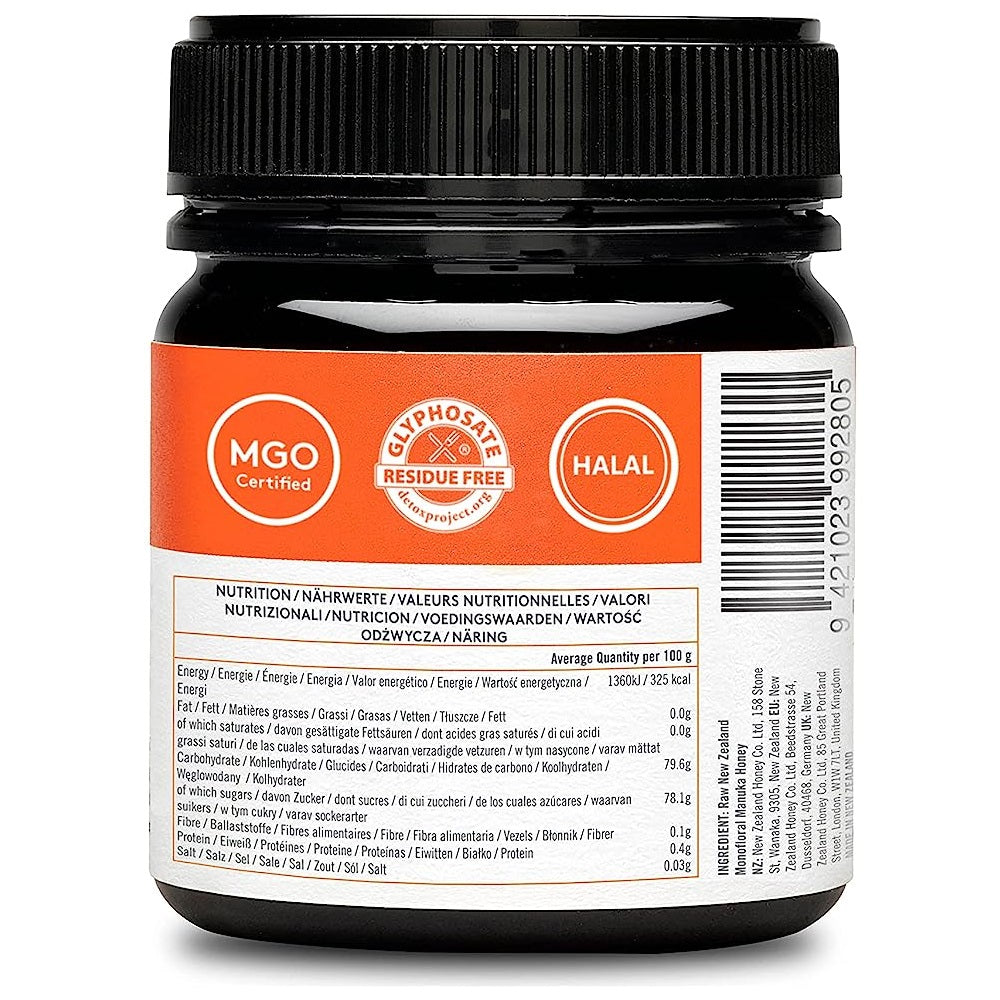New Zealand Honey Co. Raw Manuka Honey UMF 10+ | MGO 263+, 8.8oz / 250g