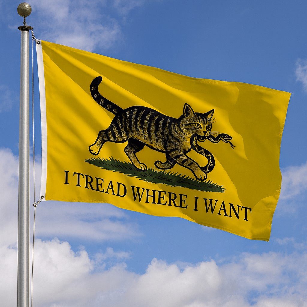 I Tread Where I Want Flag