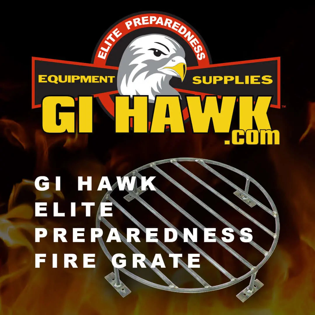 Premium Heavy-Duty Steel 24” Grate for Outdoor Fire Pits, Above Ground Fire Grate