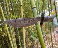 Thumbnail for Handmade Damascus Steel Bowie Style Hunting Camping Survival Knife with Sheath
