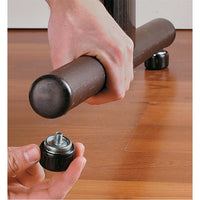 Thumbnail for TableShox Table Leg Levelers, Table Glides, 5/16-18 Thread, Set of 4, Automatic Self-Adjusting Glides