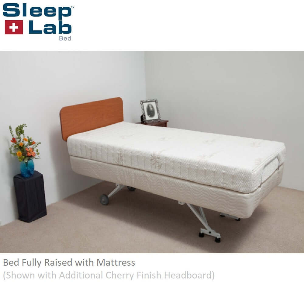 SleepLab Bed Home 300X-5F Hi-Low Adjustable Bed Base with Trendelenburg + Cardiac Chair