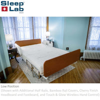 Thumbnail for SleepLab Bed 600X-5F Heavy Duty Hi-Low Adjustable Bed Base with Trendelenburg + Cardiac Chair