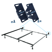 Thumbnail for bedCLAW Headboard/Footboard Attachment Brackets for Restmore Bed Frames, Set of 2