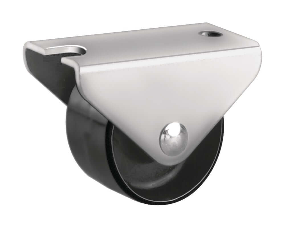 Hafele 661.23.322 Zinc-Plated Steel Coal Box Caster, 15kg Per, 15mm, Set of 4