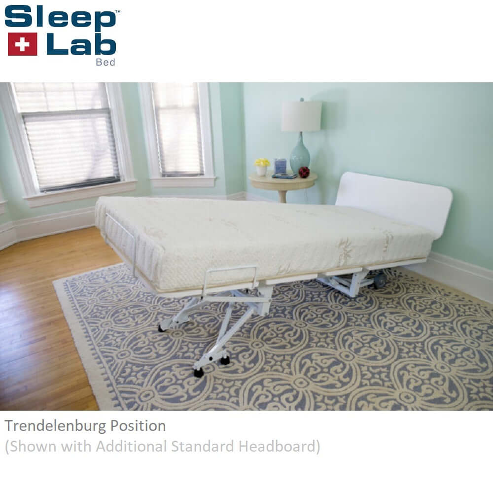 SleepLab Bed 750X-5F Super Heavy Duty Hi-Low Adjustable Bed Base with Trendelenburg + Cardiac Chair