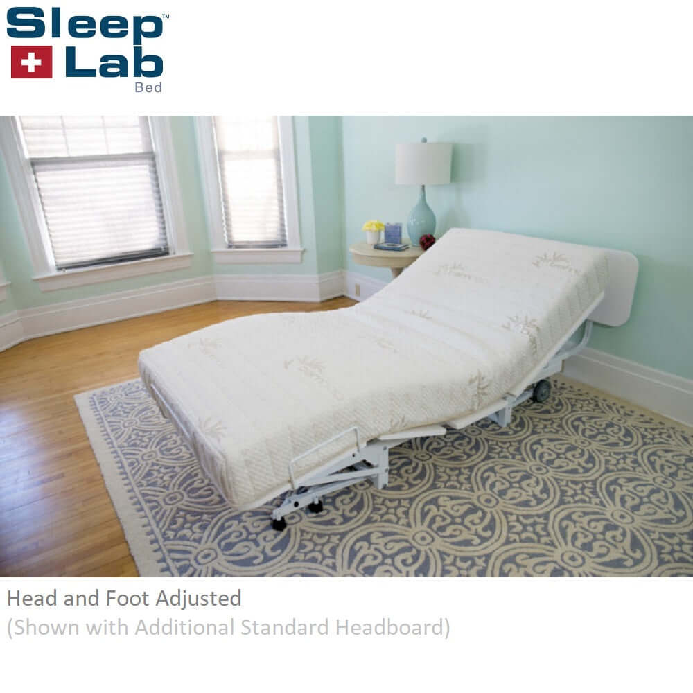 SleepLab Bed 300X-5F Hi-Low Adjustable Bed Base with Trendelenburg + Cardiac Chair