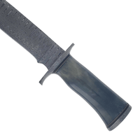 Thumbnail for Handmade Damascus Steel Bowie Style Hunting Camping Survival Knife with Sheath