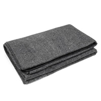 Thumbnail for Grey All Purpose Utility and Camping Wool Blanket
