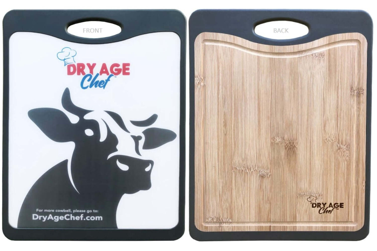 Dry Age Chef 16" Stainless Steel Butcher Hand Saw, Replacement Blade, Hybrid Cutting Board + Boning Hook