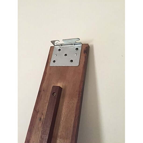 Bed Claw Angled Retro-Hook Plates, Set of 2 with Hardware, Restore Wooden Bed Frame Side Rails