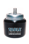 Thumbnail for TableShox Table Leg Levelers, Table Glides, 5/16-18 Thread, Set of 4, Automatic Self-Adjusting Glides