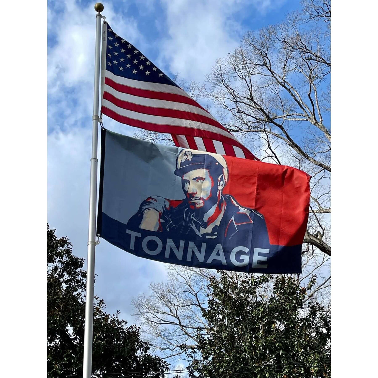 Flags Unfurled Silent Service Submarine "Tonnage" 3’ x 5’ Flag, Great Gift for Submariners