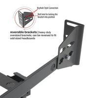 Thumbnail for bedCLAW Headboard/Footboard Attachment Brackets for Restmore Bed Frames, Set of 2