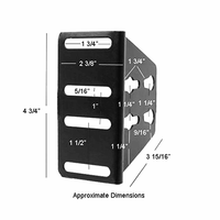 Thumbnail for bedCLAW Headboard/Footboard Attachment Brackets for Restmore Bed Frames, Set of 2