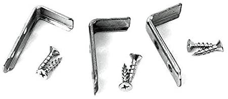Replacement Male Angle Clip/Tab/Tongue for #910 Sofa Snap Brackets with Screws, Set of 3
