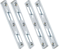 Thumbnail for Bed Claw Extended Wood Bed Frame Rail Connecting Fittings with Square Corners, 127 mm Long, Set of 4