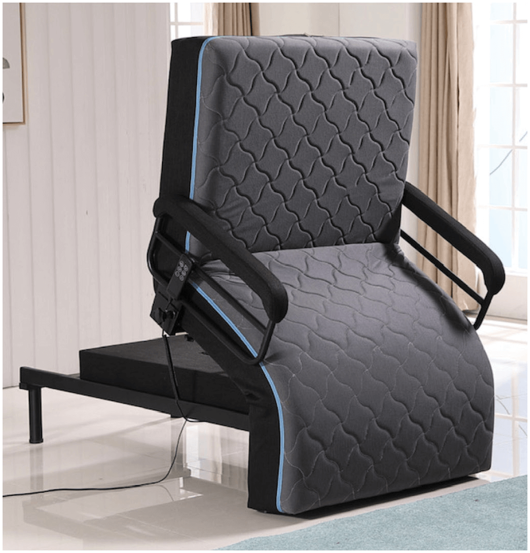 SleepLab Bed All-in-One High-Low Adjustable Bed and Lift Chair