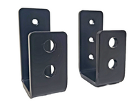 Thumbnail for bedCLAW Armor Grade Carbon Steel 2x4 Barricade Brackets for Door Stop Security