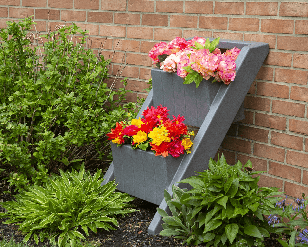 Angled Garden Bed