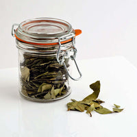 Thumbnail for 9 oz. Mini Hermes Jars with Air-Tight Clamp Top Lid, Set of 3