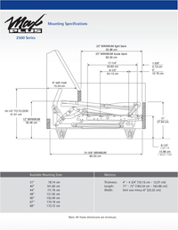 Thumbnail for Max 2500 Series Replacement Sleeper Sofa Mechanism with 5