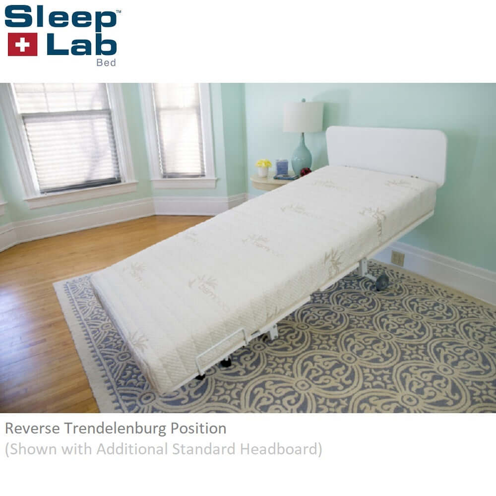 SleepLab Bed 750X-5F Super Heavy Duty Hi-Low Adjustable Bed Base with Trendelenburg + Cardiac Chair