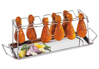 Thumbnail for Kuchenprofi 12 Slot Chicken Leg Grilling Rack, Poultry BBQ