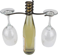 Thumbnail for Metrotex Meteor Wine Bottle Topper Two Stem Holder